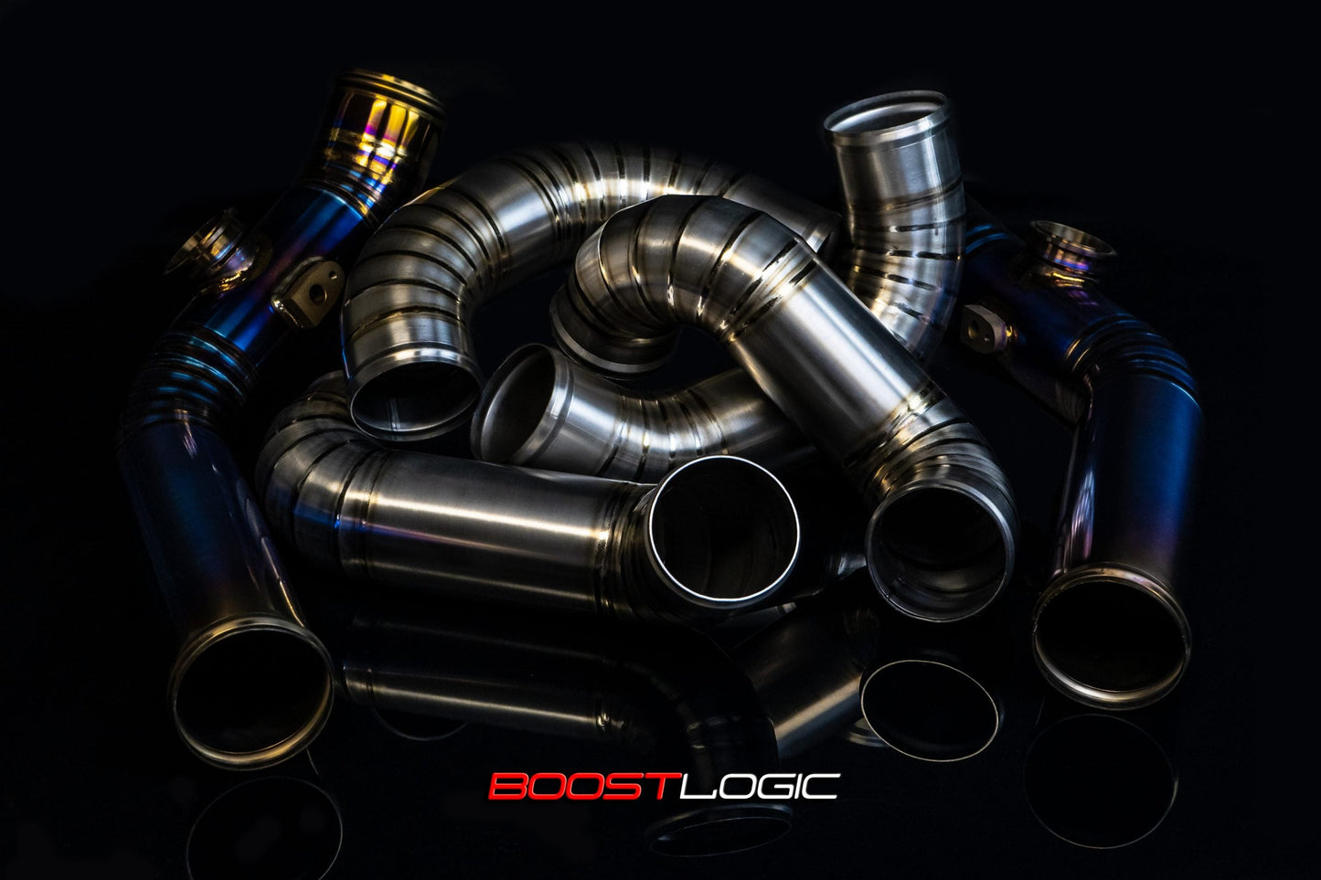 Boost Logic R35 Full Titanium Intercooler Piping-C-Dub Tech