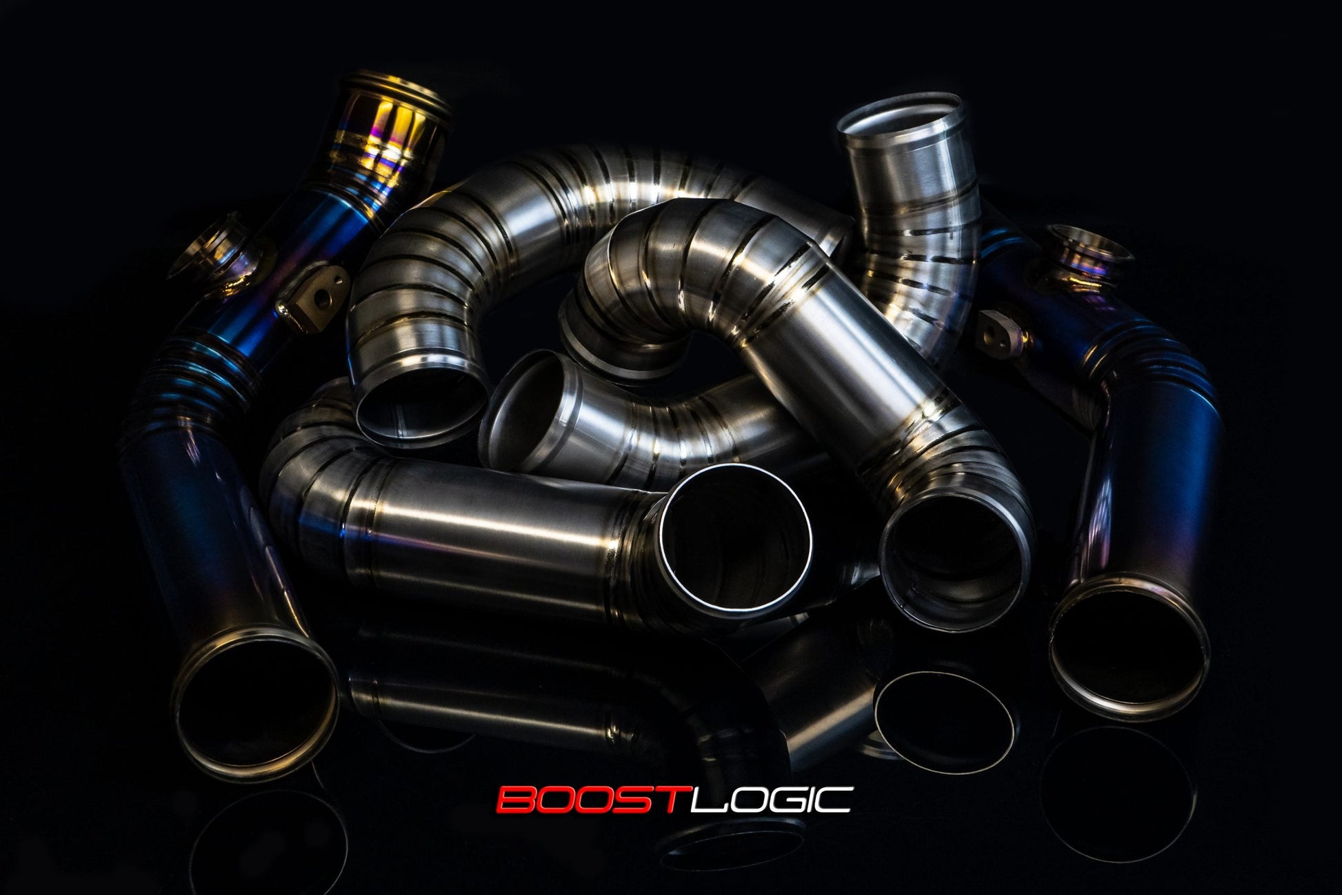 Boost Logic R35 Full Titanium Intercooler Piping-C-Dub Tech