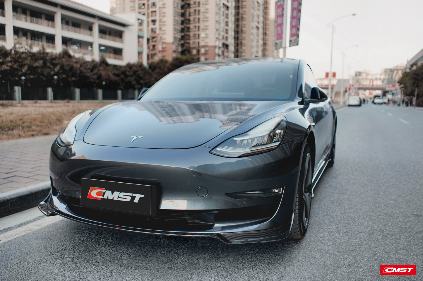 CMST Carbon Fiber Full Body Kit Style B for Tesla Model 3