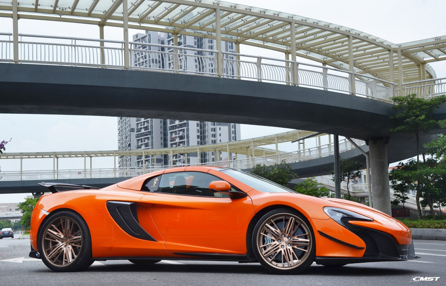 CMST Carbon Fiber Rear Spoiler Wing for McLaren 650S