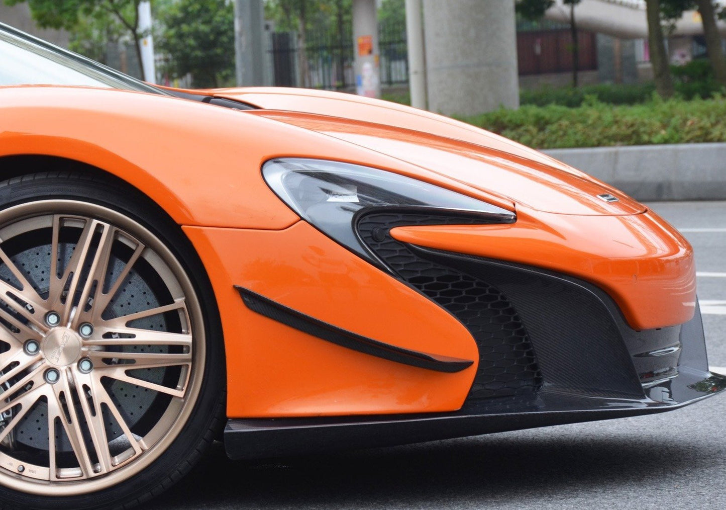 CMST Carbon Fiber Front Canards for McLaren 650S