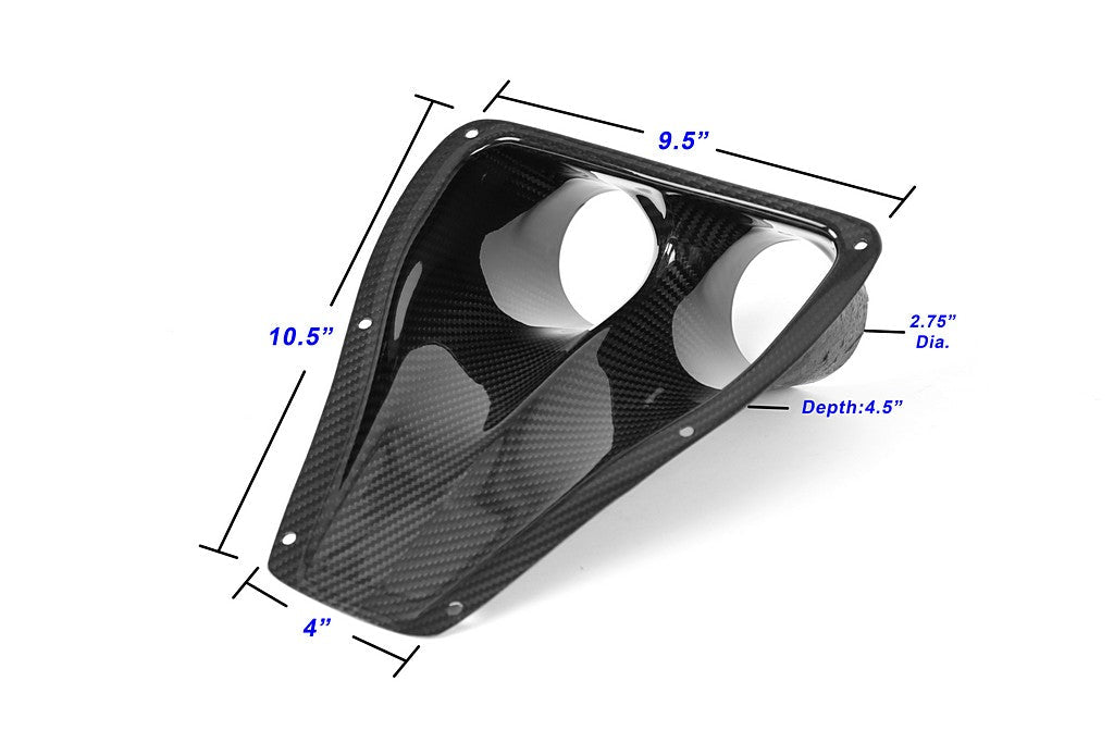 APR Performance Dual Naca Duct - NACA-024825-C-Dub Tech