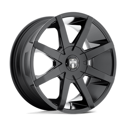 DUB S110 Push Wheel, 20x8.5 +45 Offset 5x114.3/5x120, Gloss Black - S110208552+45