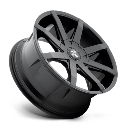 DUB S110 Push Wheel, 20x8.5 +45 Offset 5x114.3/5x120, Gloss Black - S110208552+45