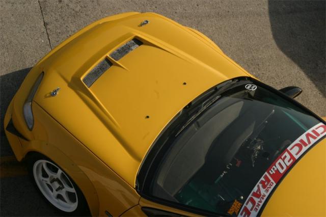 J's Racing Type S Ventilated Hood - Honda Civic 92-95 EG6 (FRP or CFRP)