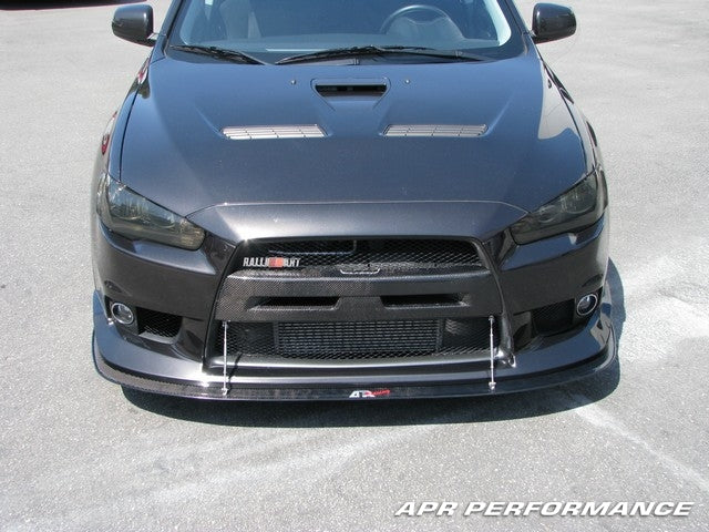 APR Performance Carbon Fiber Wind Splitter With Rods - CW-411096-C-Dub Tech