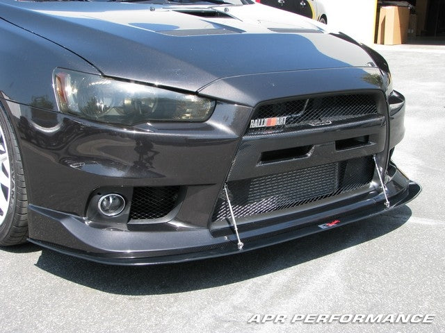 APR Performance Carbon Fiber Wind Splitter With Rods - CW-411096-C-Dub Tech