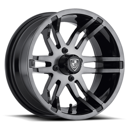Set of 4: Fairway Alloys Fa140 Flex Wheel, 14x6.5 -20 Offset 4x101.6, Dark Tint - FA-140-M