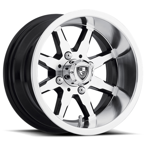 Set of 4: Fairway Alloys Fa141 Shift Wheel, 10x7.0 -25 Offset 4x101.6, Machined Gloss Black - FA-141-M