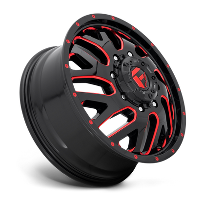 FUEL TRITON GLOSS BLACK RED TINTED CLEAR