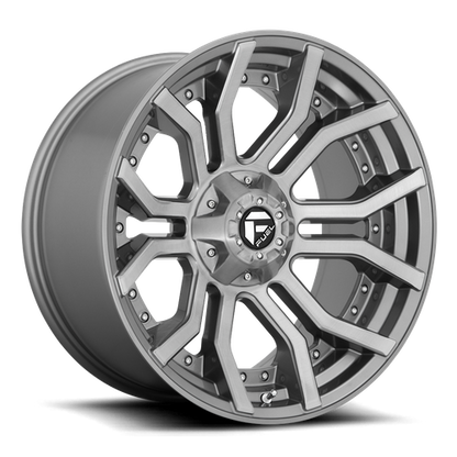 FUEL PLATINUM BRUSHED GUN METAL TINTED CLEAR