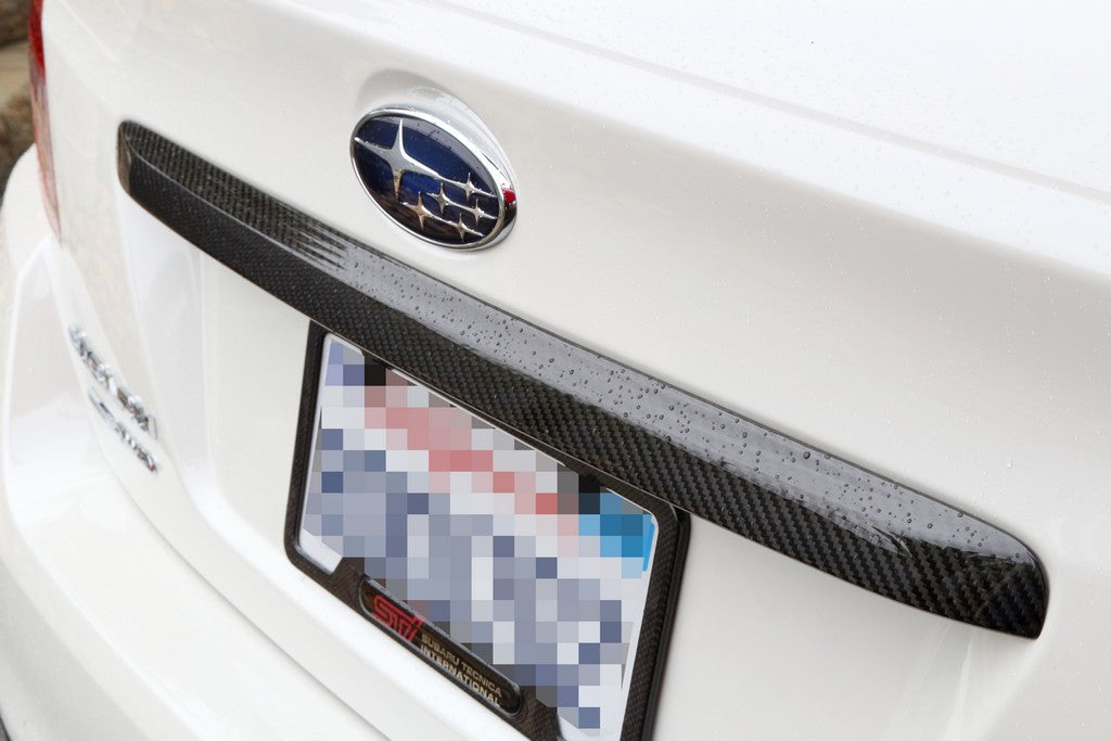 APR Performance Carbon Fiber Trunk Garnish - CBX-WRXTG-C-Dub Tech