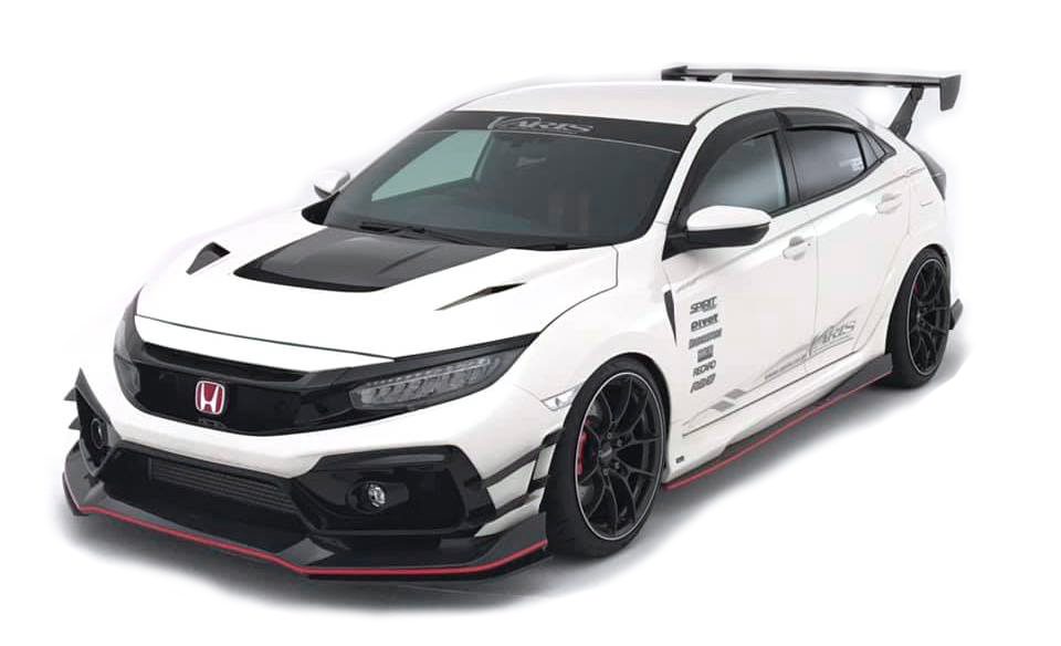 Varis Arising-II Style Front Bumper - Honda Civic Type-R FK8