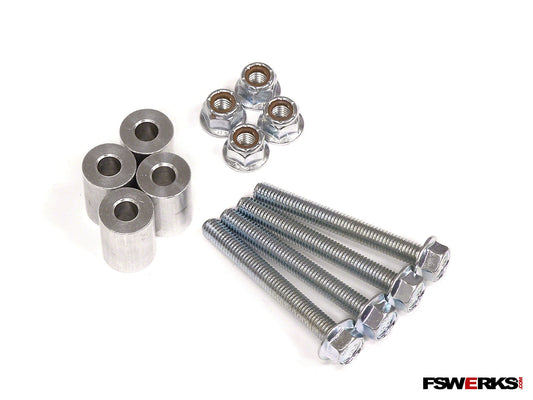 FSWERKS Rear Stress Bar Hardware kit - Ford Focus 2012-2018