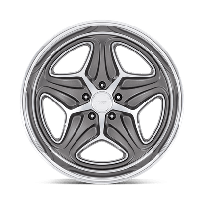 Foose F172 Merlot Wheel, 22x10.5 +6 Offset 5x120.65, Anthracite Machined - F17222056160