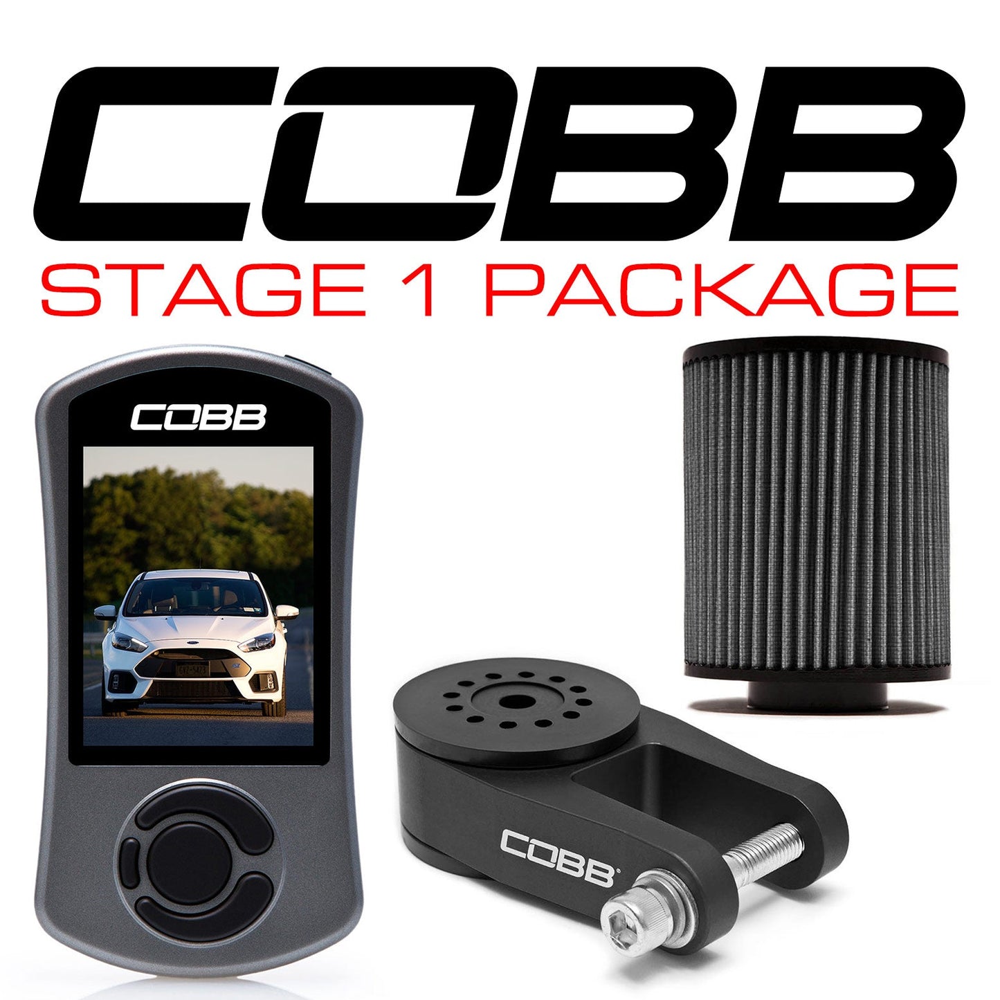 Cobb Stage 1 Power Package w/Accessport V3 - Ford Focus RS 2016-2018