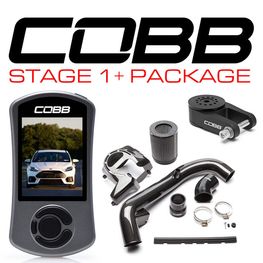 Cobb Stage 1+ Carbon Fiber Power Package w/Accessport V3 - Ford Focus RS 2016-2018