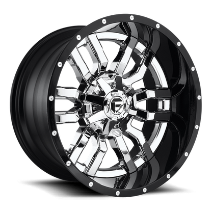 FUEL SLEDGE CHROME PLATED GLOSS BLACK LIP