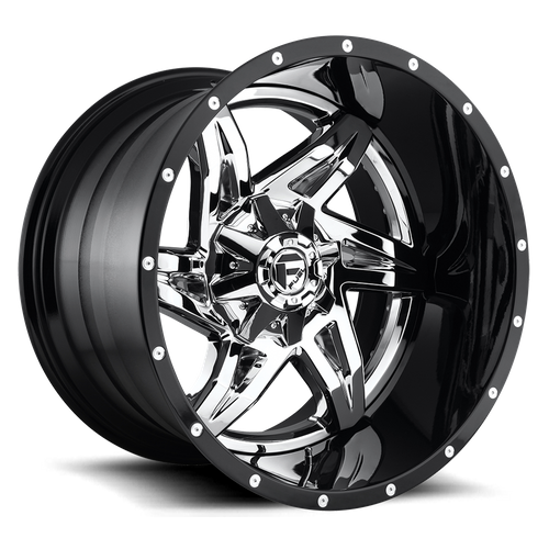 FUEL ROCKER CHROME PLATED GLOSS BLACK LIP