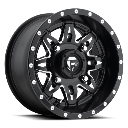 FUEL LETHAL MATTE BLACK MILLED