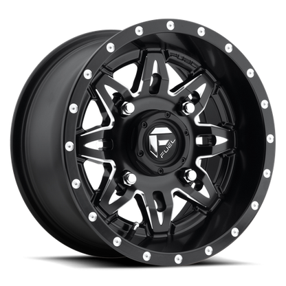 FUEL LETHAL MATTE BLACK MILLED