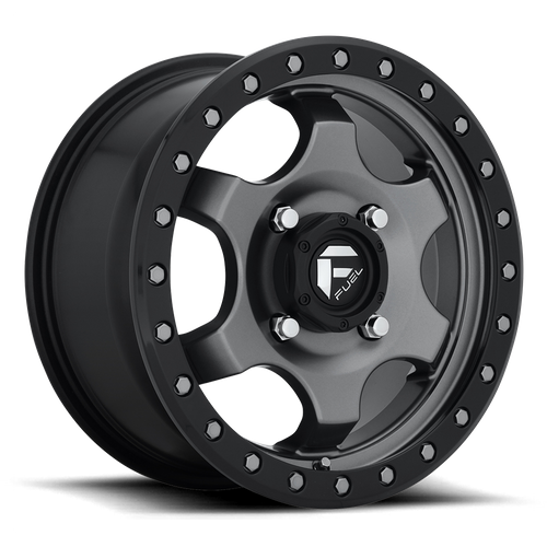 FUEL GATLING MATTE GUN METAL BLACK BEAD RING