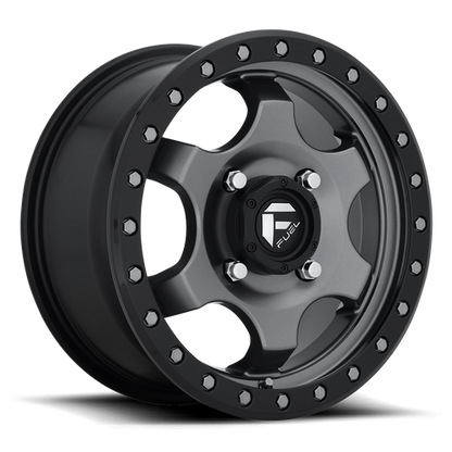 FUEL GATLING MATTE GUN METAL BLACK BEAD RING