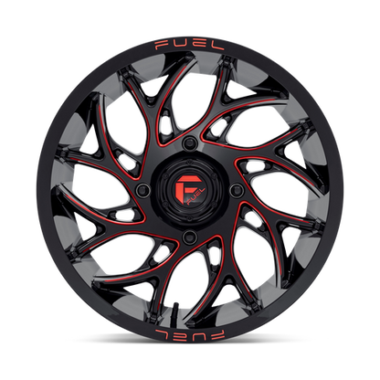 FUEL UTV GLOSS BLACK MILLED CANDY RED
