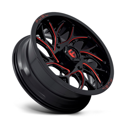 FUEL UTV GLOSS BLACK MILLED CANDY RED