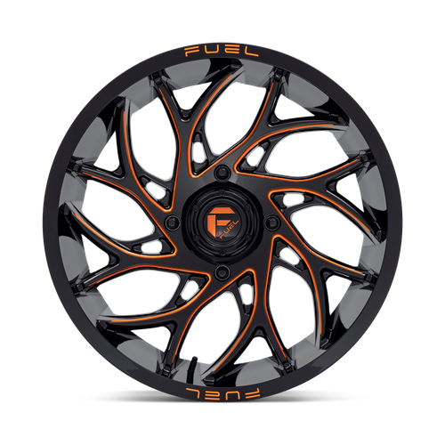 FUEL UTV GLOSS BLACK MILLED ORANGE