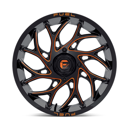 FUEL UTV GLOSS BLACK MILLED ORANGE