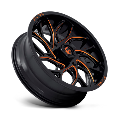 FUEL UTV GLOSS BLACK MILLED ORANGE