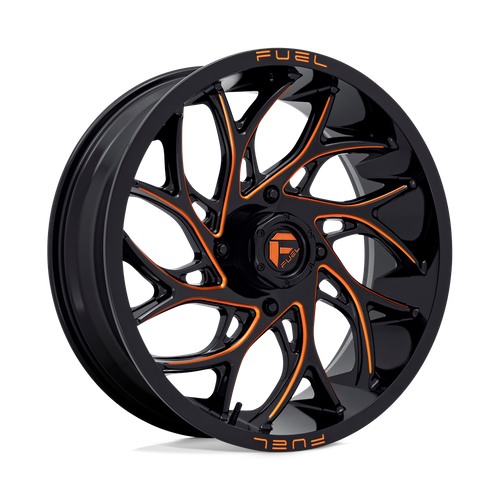 FUEL UTV GLOSS BLACK MILLED ORANGE