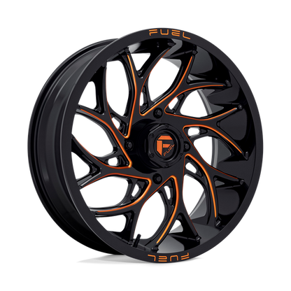 FUEL UTV GLOSS BLACK MILLED ORANGE