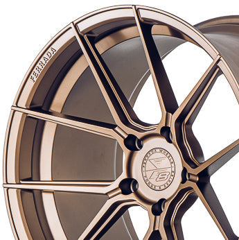 20" (Full Staggered Set) Ferrada F8-FR8 20x9 20x10 Matte Bronze Wheels-C-Dub Tech