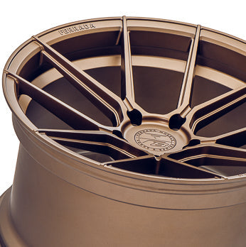 20" (Full Staggered Set) Ferrada F8-FR8 20x9 20x10 Matte Bronze Wheels-C-Dub Tech
