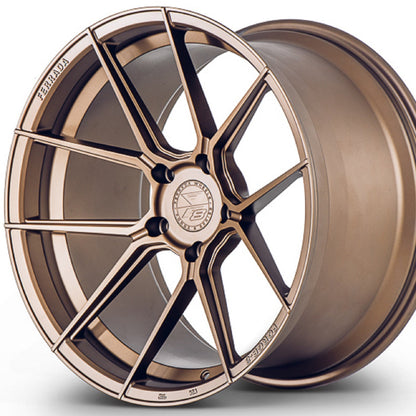 20" (Full Staggered Set) Ferrada F8-FR8 20x10 20x11 Matte Bronze Wheels-C-Dub Tech