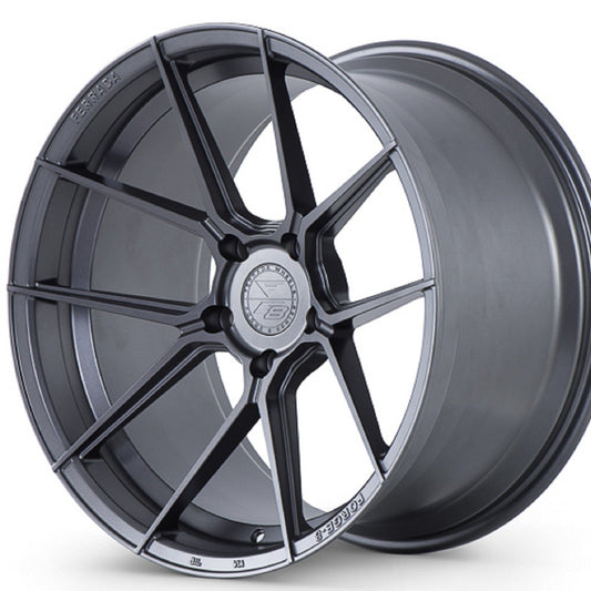 20" (Full Staggered Set) Ferrada F8-FR8 20x9 20x10 Matte Graphite Wheels-C-Dub Tech