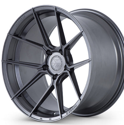 20" (Full Staggered Set) Ferrada F8-FR8 20x9 20x10.5 Graphite Wheels-C-Dub Tech