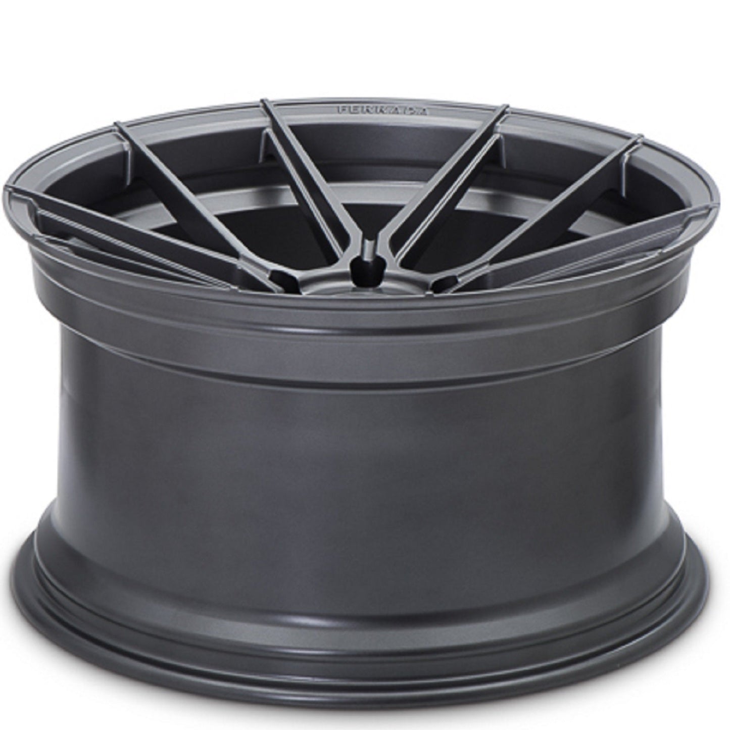 20" (Full Staggered Set) Ferrada F8-FR8 20x9 20x10 Matte Graphite Wheels-C-Dub Tech