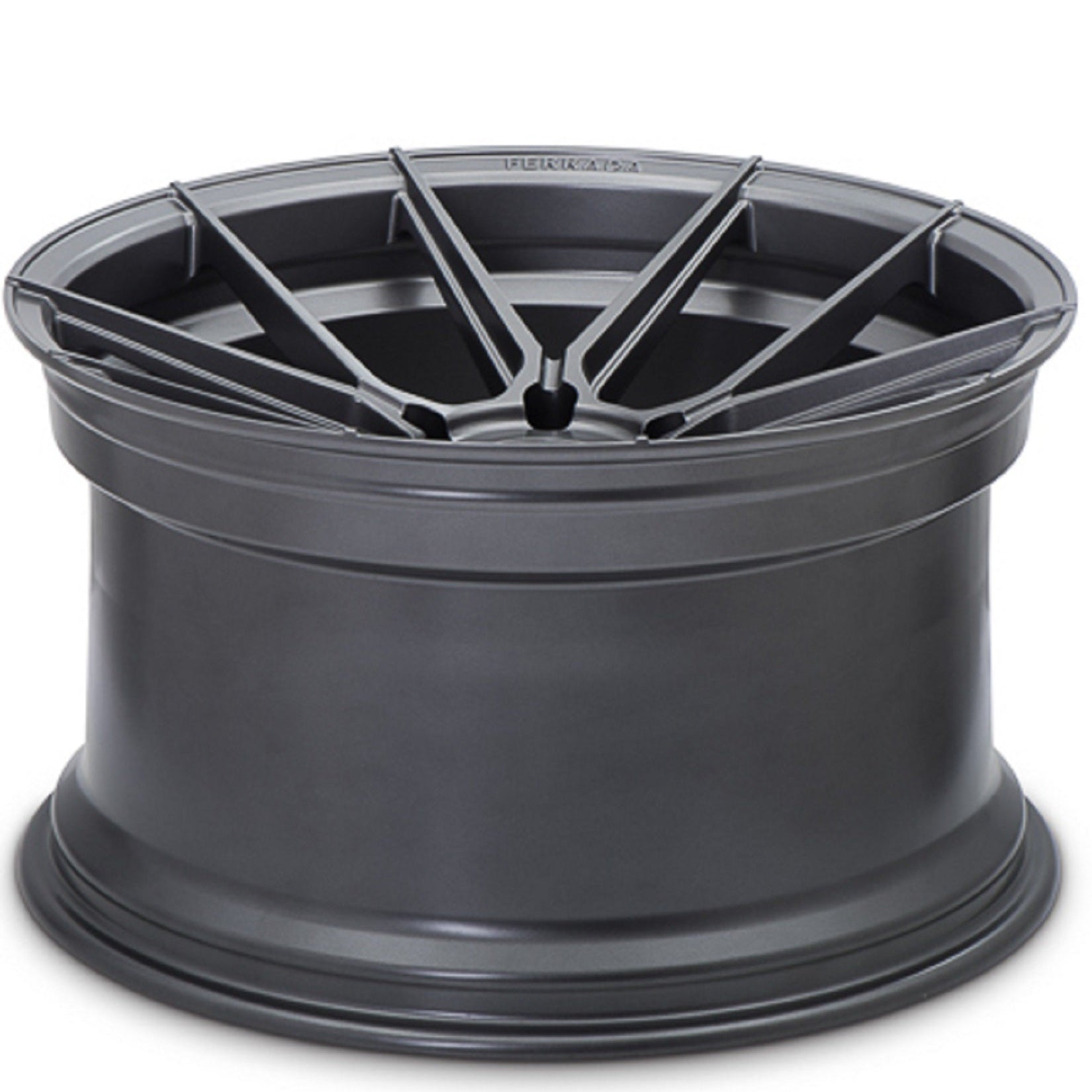 20" (Full Staggered Set) Ferrada F8-FR8 20x9 20x10 Matte Graphite Wheels-C-Dub Tech