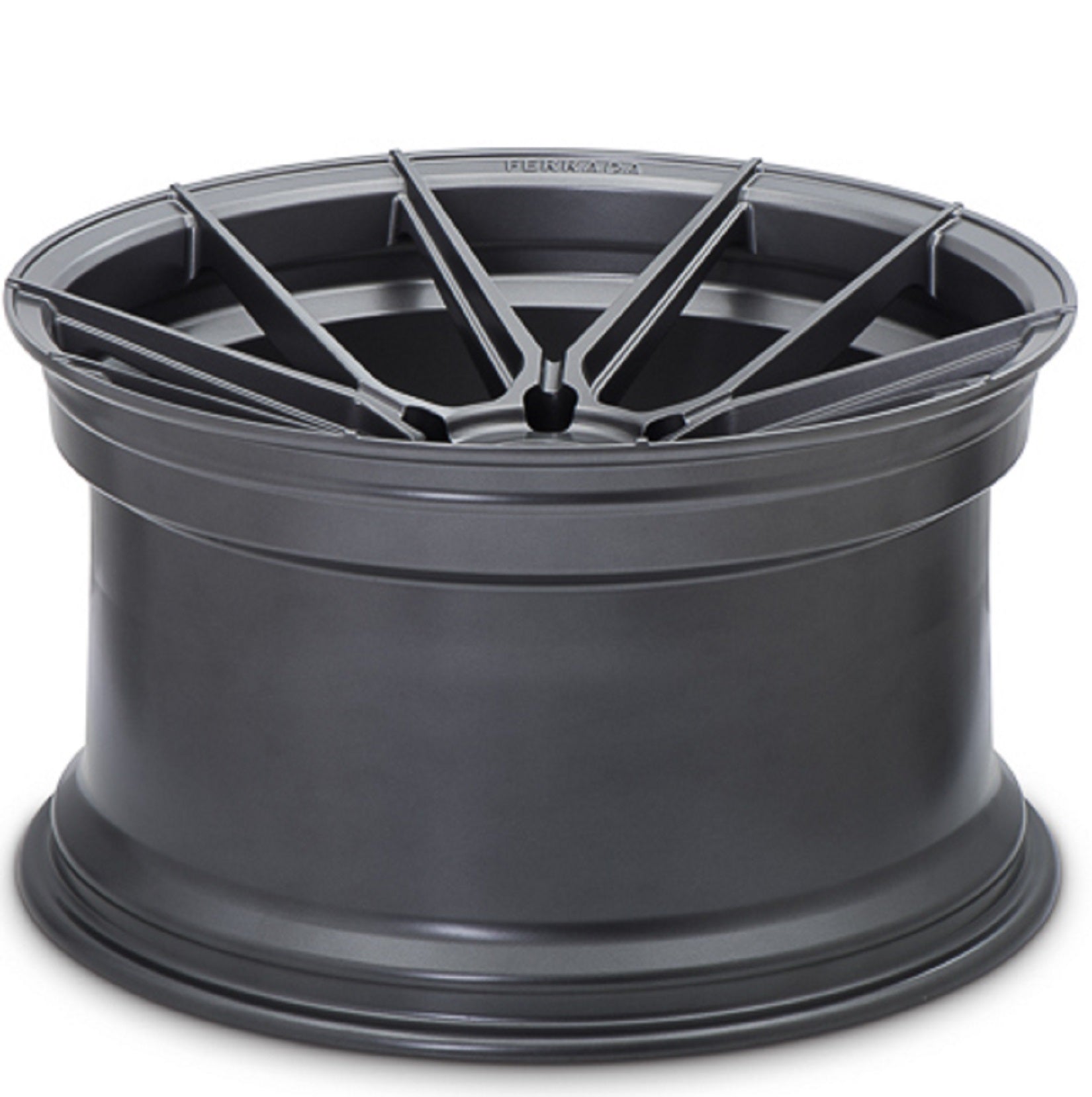 20" (Full Staggered Set) Ferrada F8-FR8 20x9 20x11 Matte Graphite Wheels-C-Dub Tech