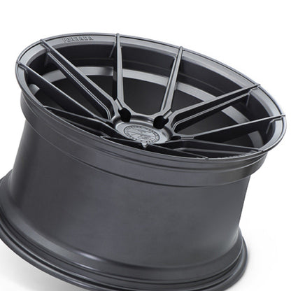 20" (Full Staggered Set) Ferrada F8-FR8 20x9 20x10 Matte Graphite Wheels-C-Dub Tech