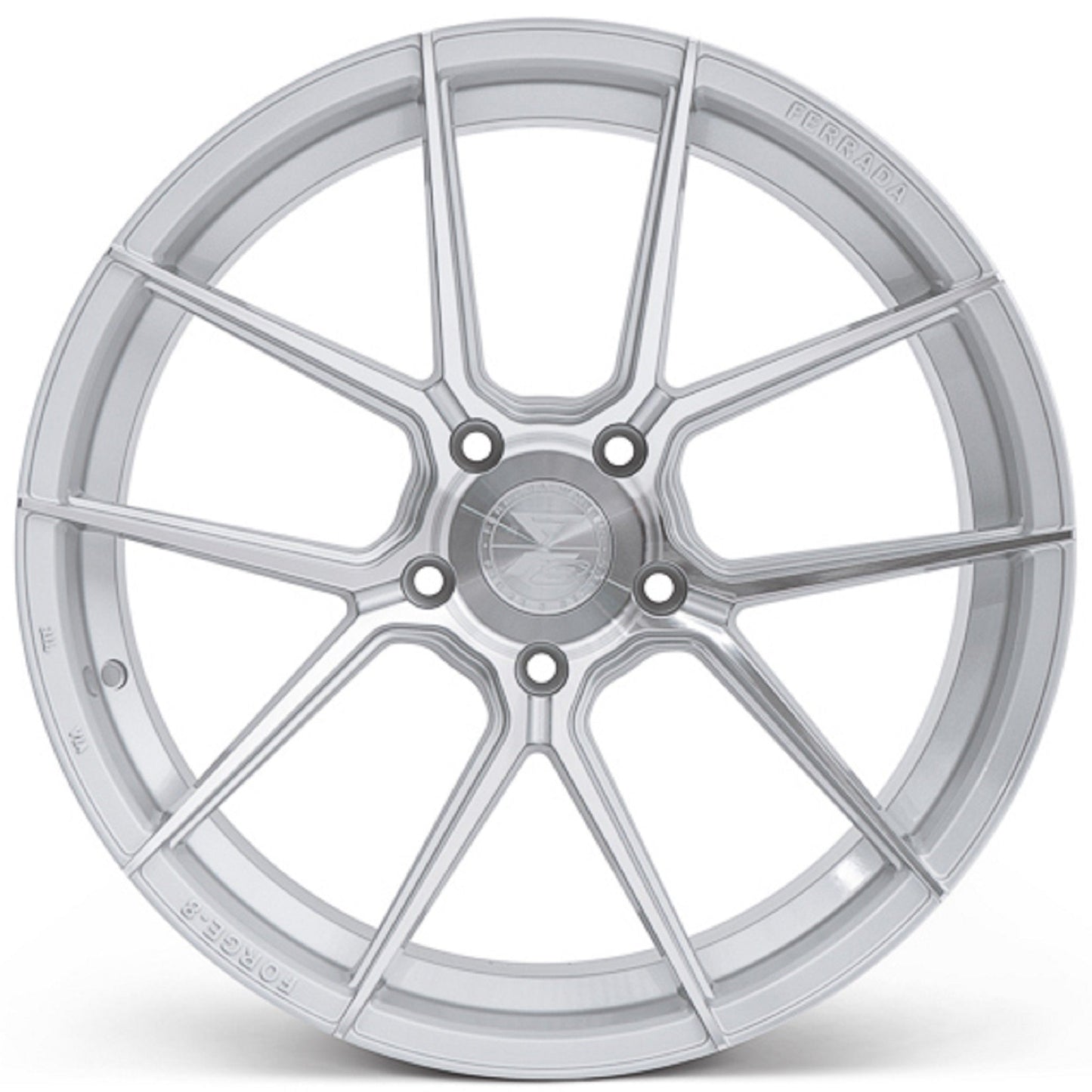 20x9 Ferrada F8-FR8 Machine Silver Forged Wheel-C-Dub Tech