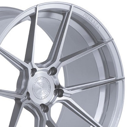 20" (Full Staggered Set) Ferrada F8-FR8 20x9 20x11 Machine Silver Wheels-C-Dub Tech