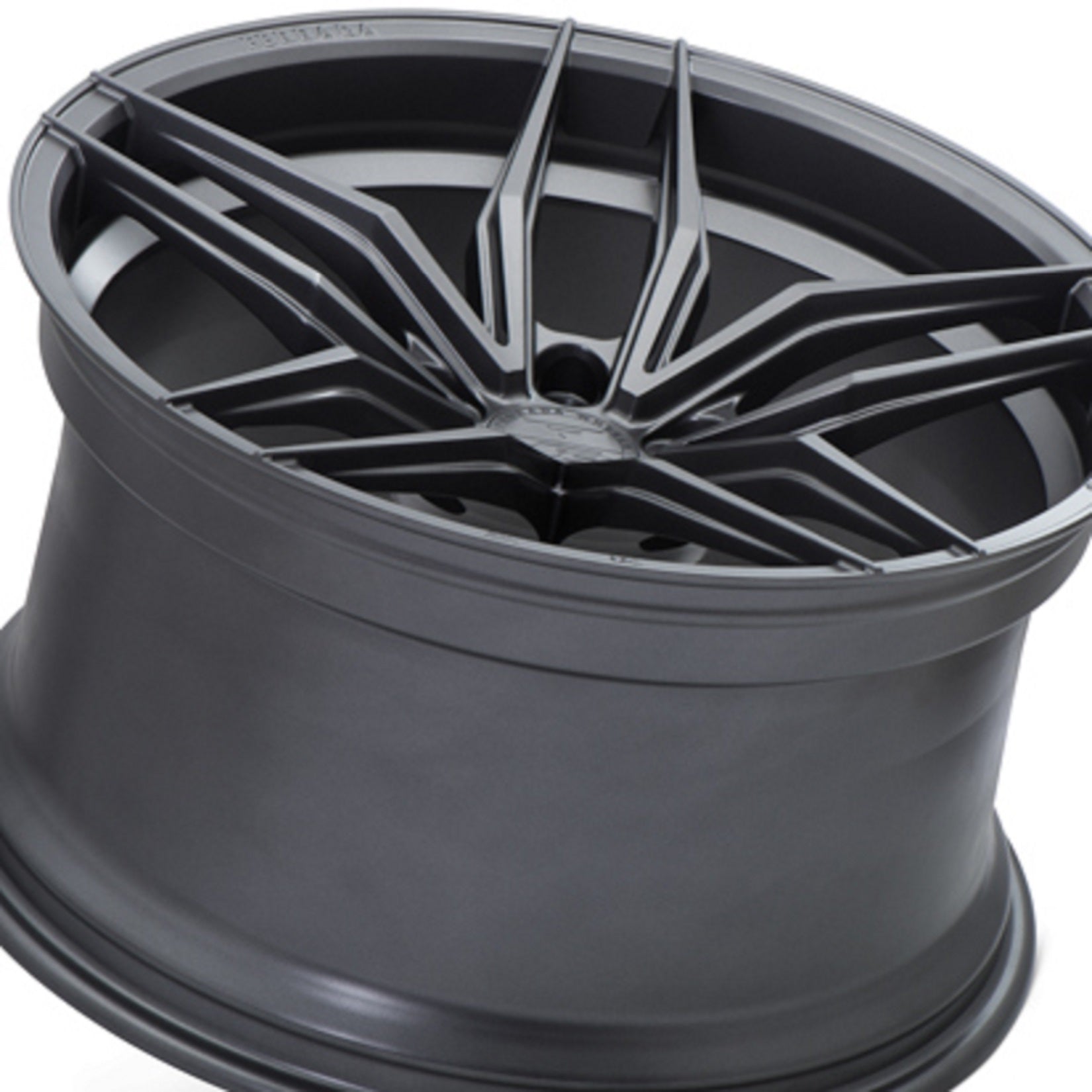 20" (Full Staggered Set) Ferrada F8-FR5 20x9 20x10 Graphite Wheels-C-Dub Tech