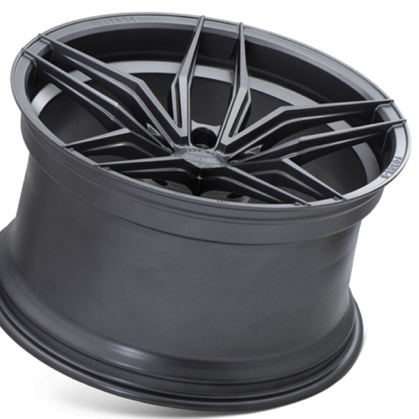 20" (Full Staggered Set) Ferrada F8-FR5 20x9 20x11 Graphite Wheels-C-Dub Tech