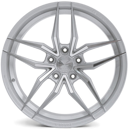20" (Full Staggered Set) Ferrada F8-FR5 20x9 20x10.5 Machine Silver Wheels-C-Dub Tech