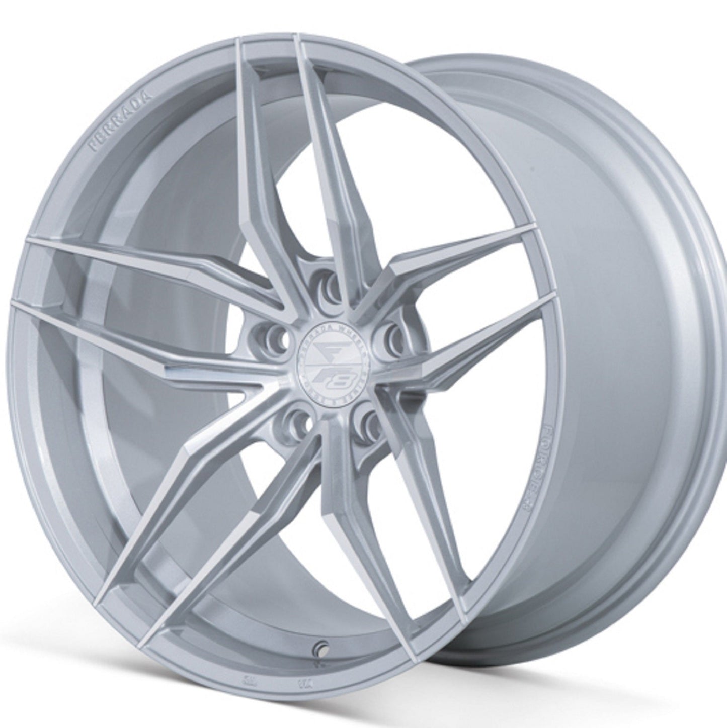 20x9 Ferrada F8-FR5 Machine Silver Forged Wheel-C-Dub Tech