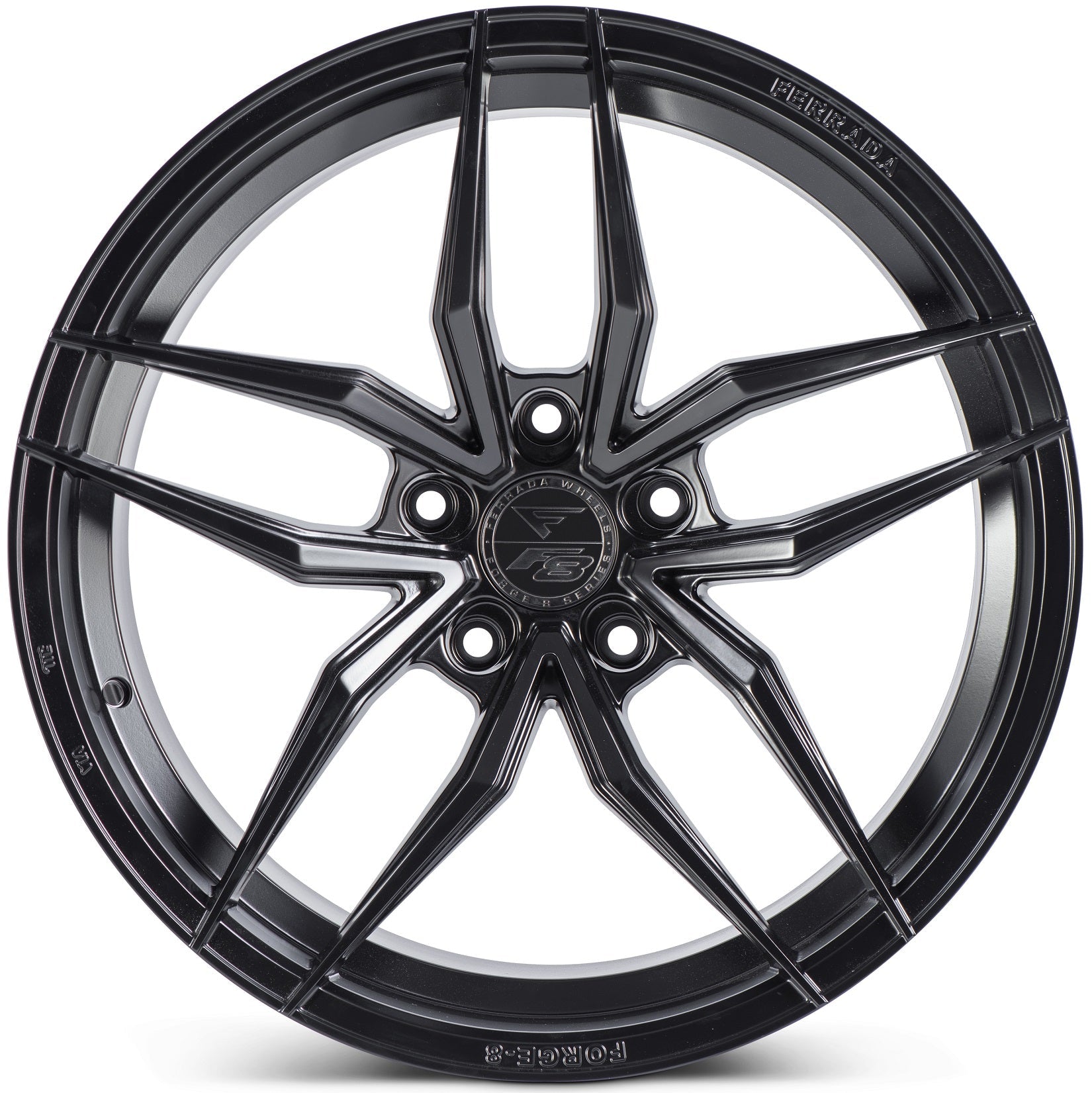 20x9 Ferrada F8-FR5 Matte Black Forged Wheel-C-Dub Tech